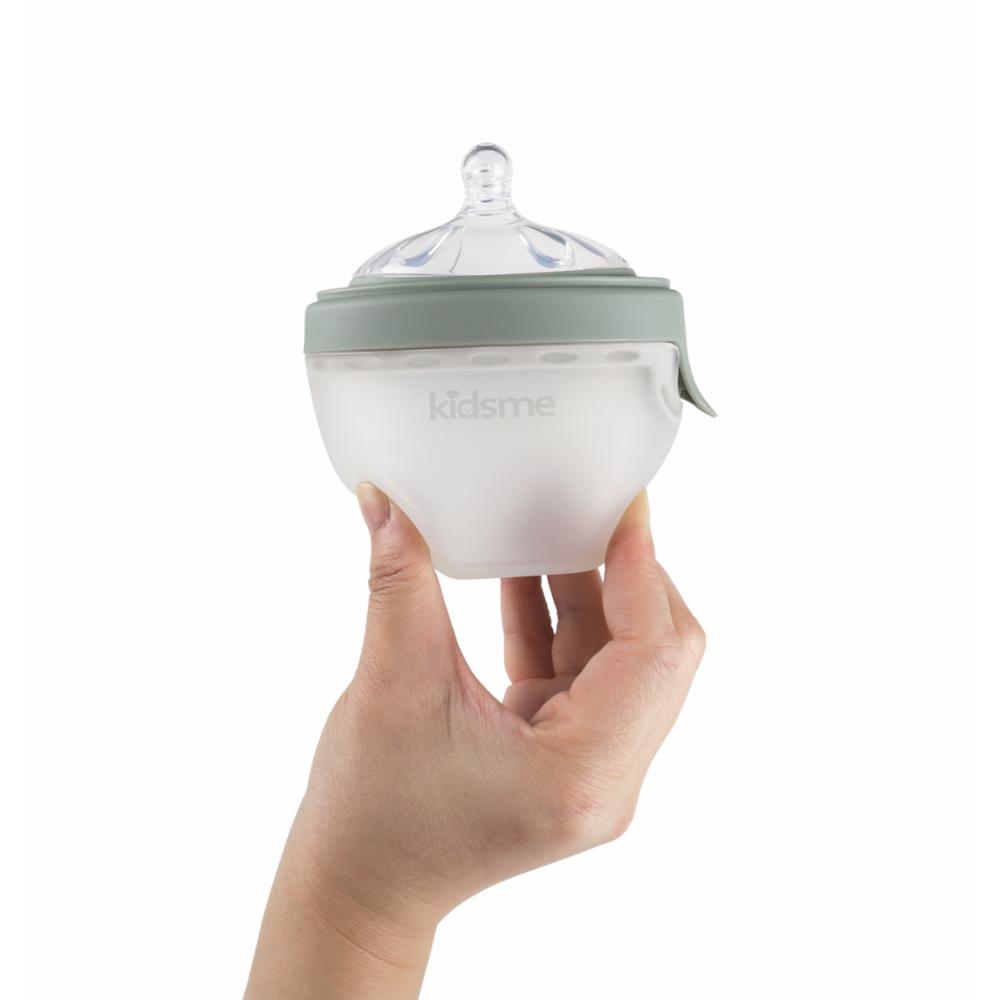 Kidsme 2-in-1Tuttipullo Silicone Oval 150ml
