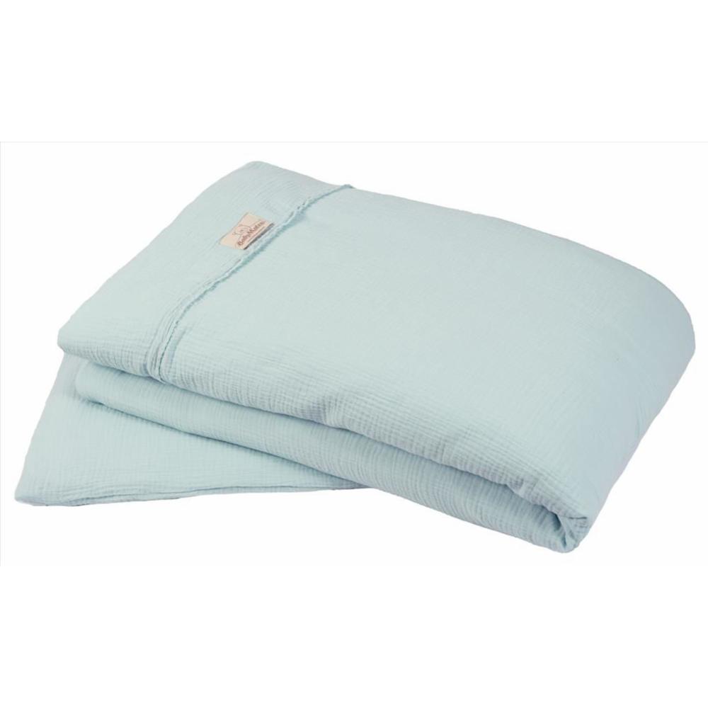 BabyMatex Muslin Pussilakanasetti - Vaaleansininen
