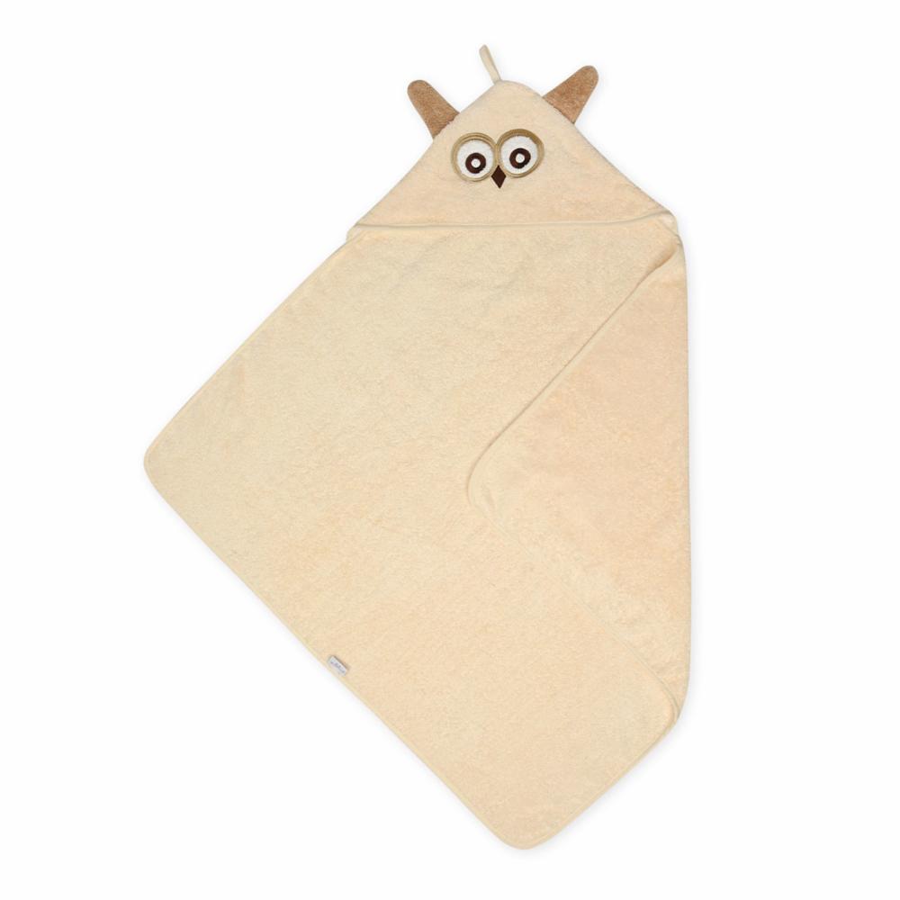 BM Handduk med huva Jimmy 80*80cm, Beige