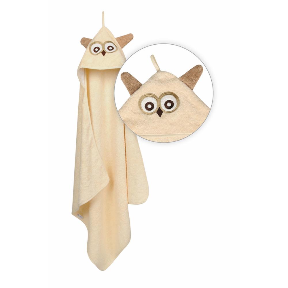 BM Handduk med huva Jimmy 80*80cm, Beige
