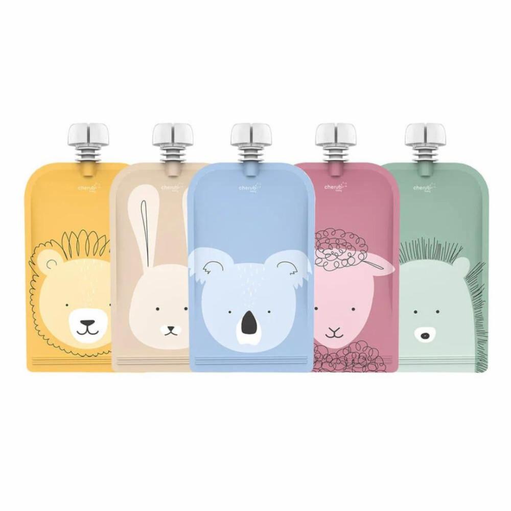 Cherub Baby Food Pouch spouts 2pc