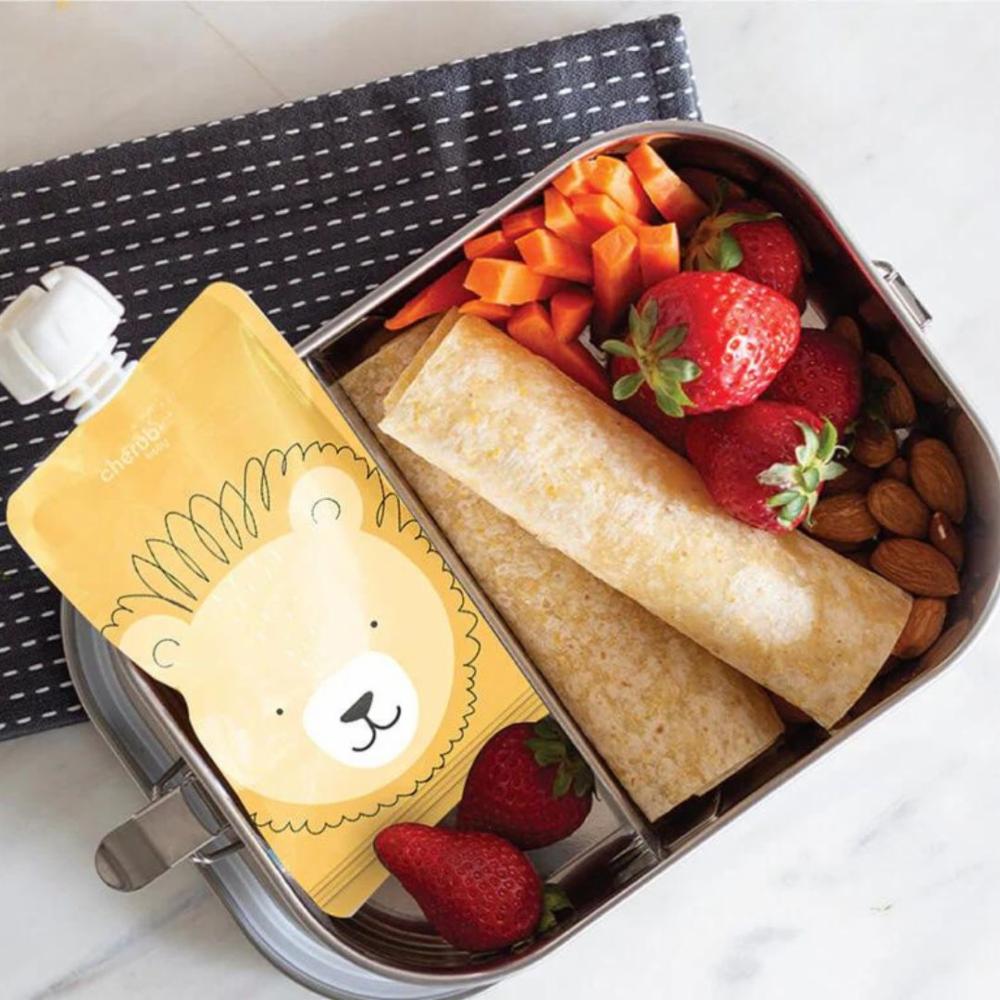 Cherub Baby Food Pouch spouts 2pc