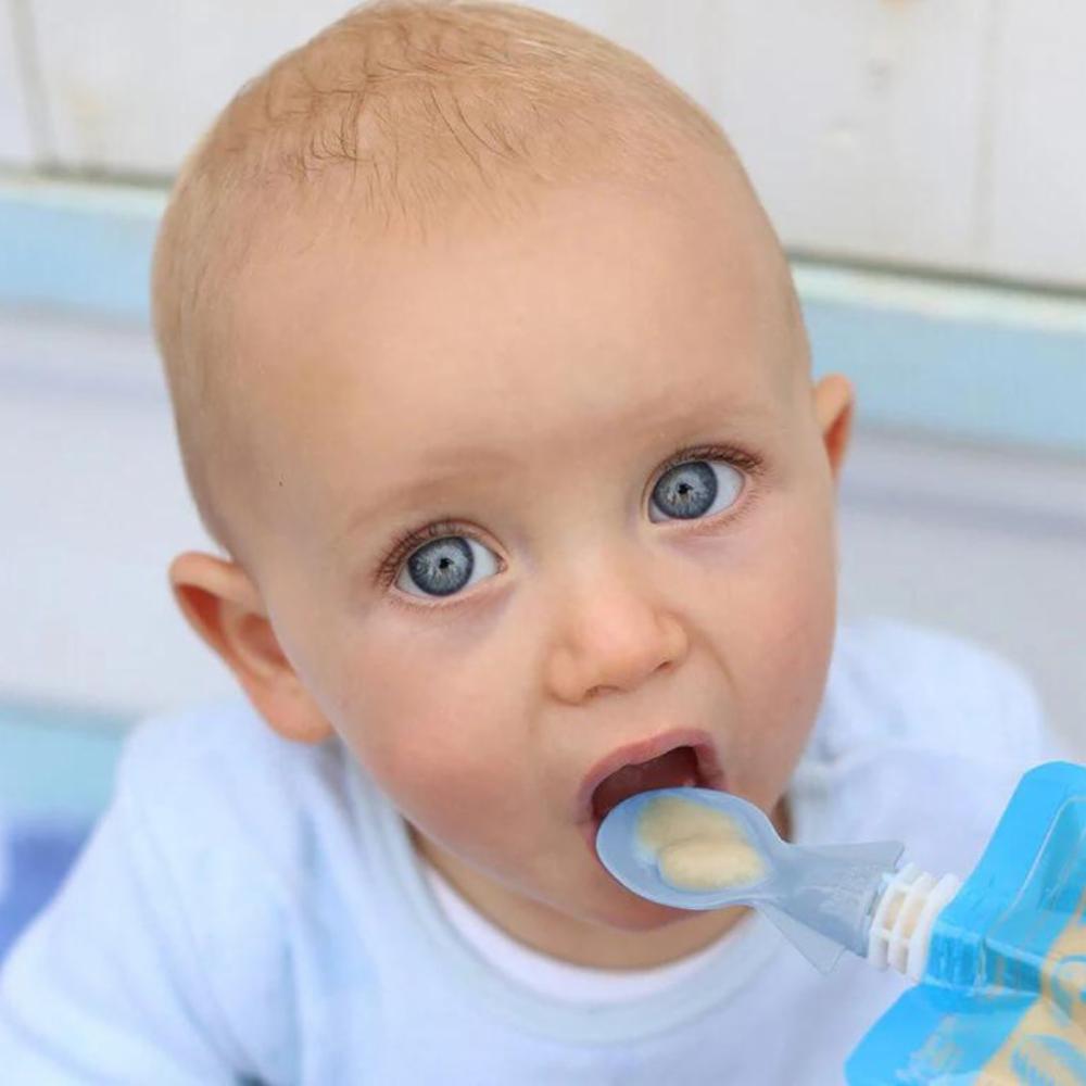 Cherub Baby Lusikka välipalapusiin 2 kpl - Vaaleansininen/Sage