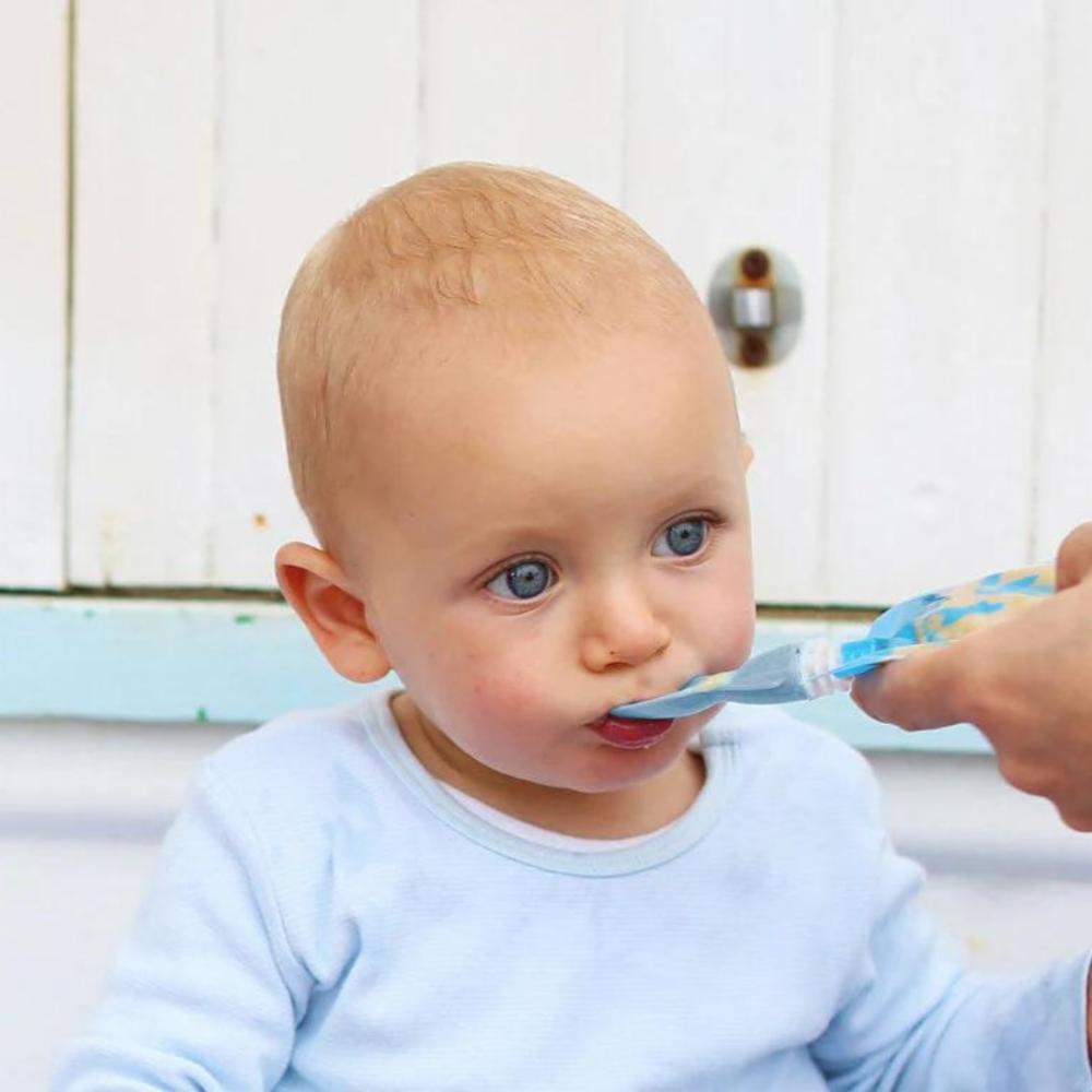 Cherub Baby Lusikka välipalapusiin 2 kpl - Vaaleansininen/Sage
