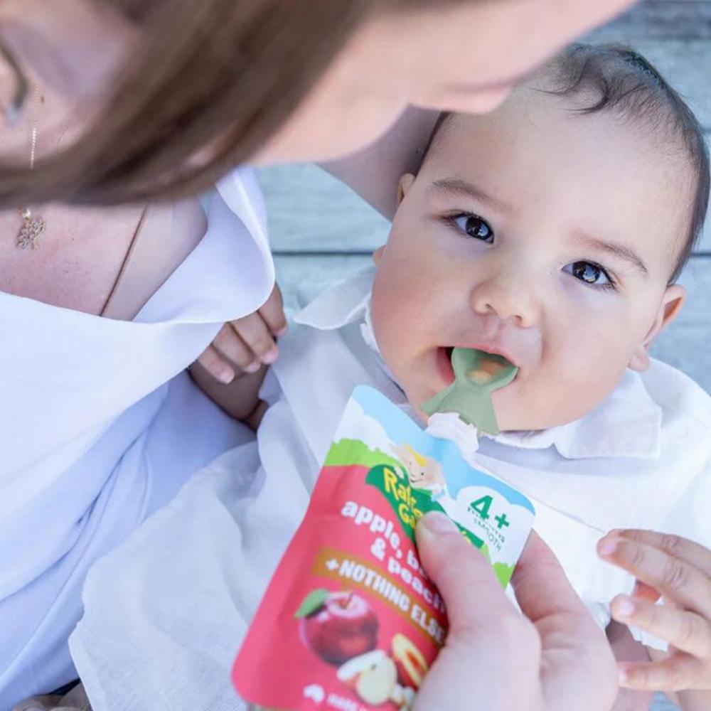 Cherub Baby Lusikka välipalapusiin 2 kpl - Vaaleansininen/Sage