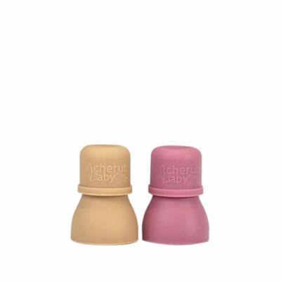 Cherub Baby Smoothie Pouch Spouts 2 pcs - Rose/Sand