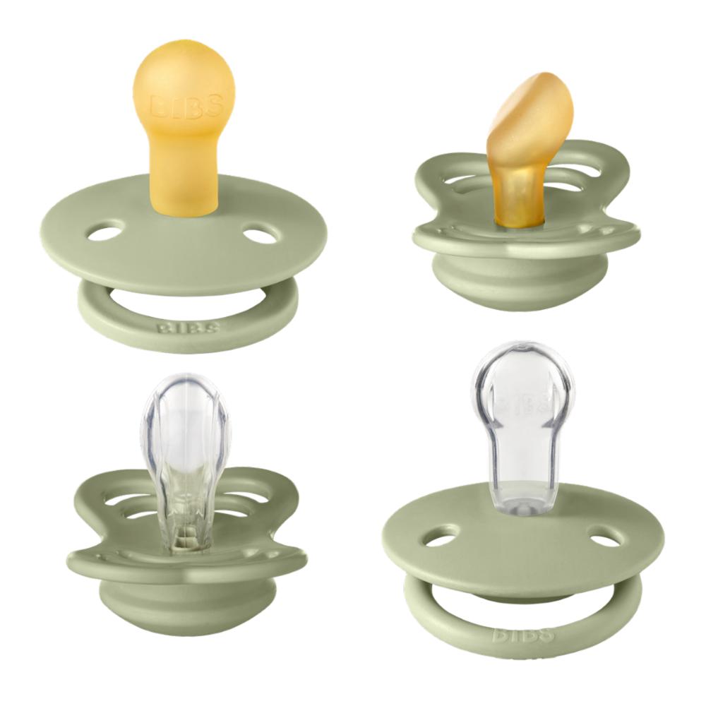 Bibs Try-It Collection Tutit 4kpl 0-6kk - Sage
