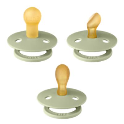 Bibs Try-It Collection Pacifier 3pcs 0-6m - Sage