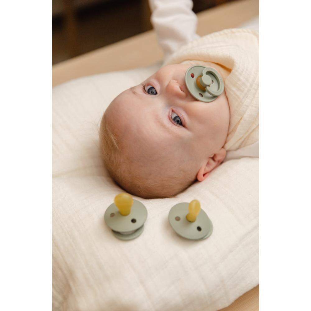Bibs Try-It Collection Pacifier 3pcs 0-6m - Sage