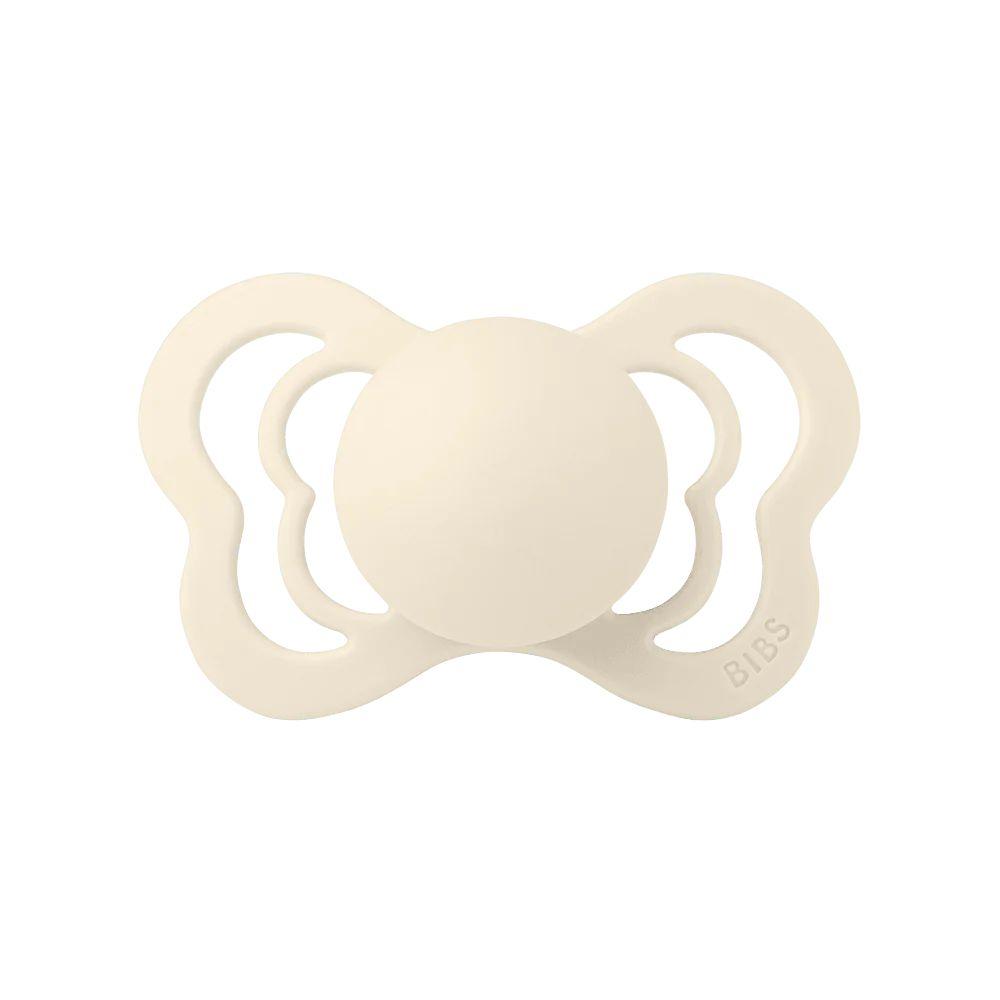 Bibs Couture Luonnonkumitutti 2kpl 0-6kk - Ivory/Sage