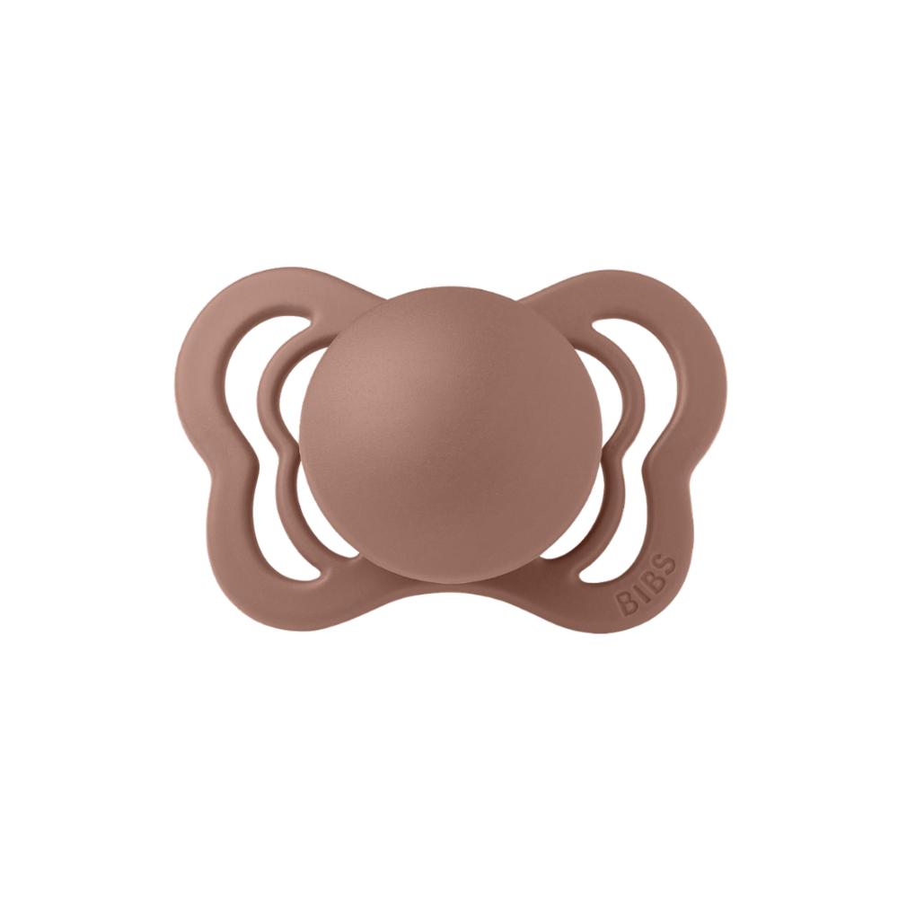 Bibs Couture Silikonitutti 2kpl 0-6kk - Peach/Woodchuck
