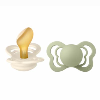 Bibs Couture Luonnonkumitutti 2kpl 6-18kk - Ivory/Sage