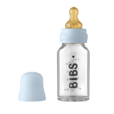 Bibs Tuttipullo lasi 110ml - Baby Blue