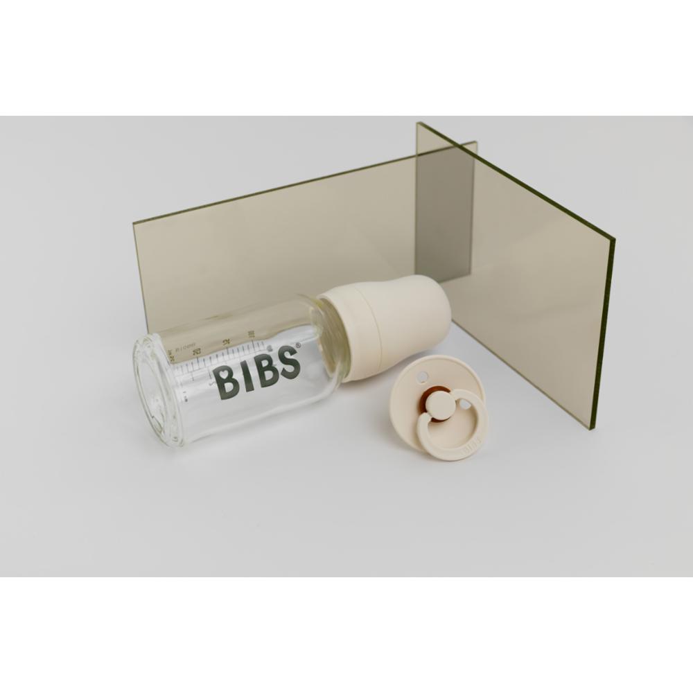 Bibs Tuttipullo lasi 110ml - Ivory