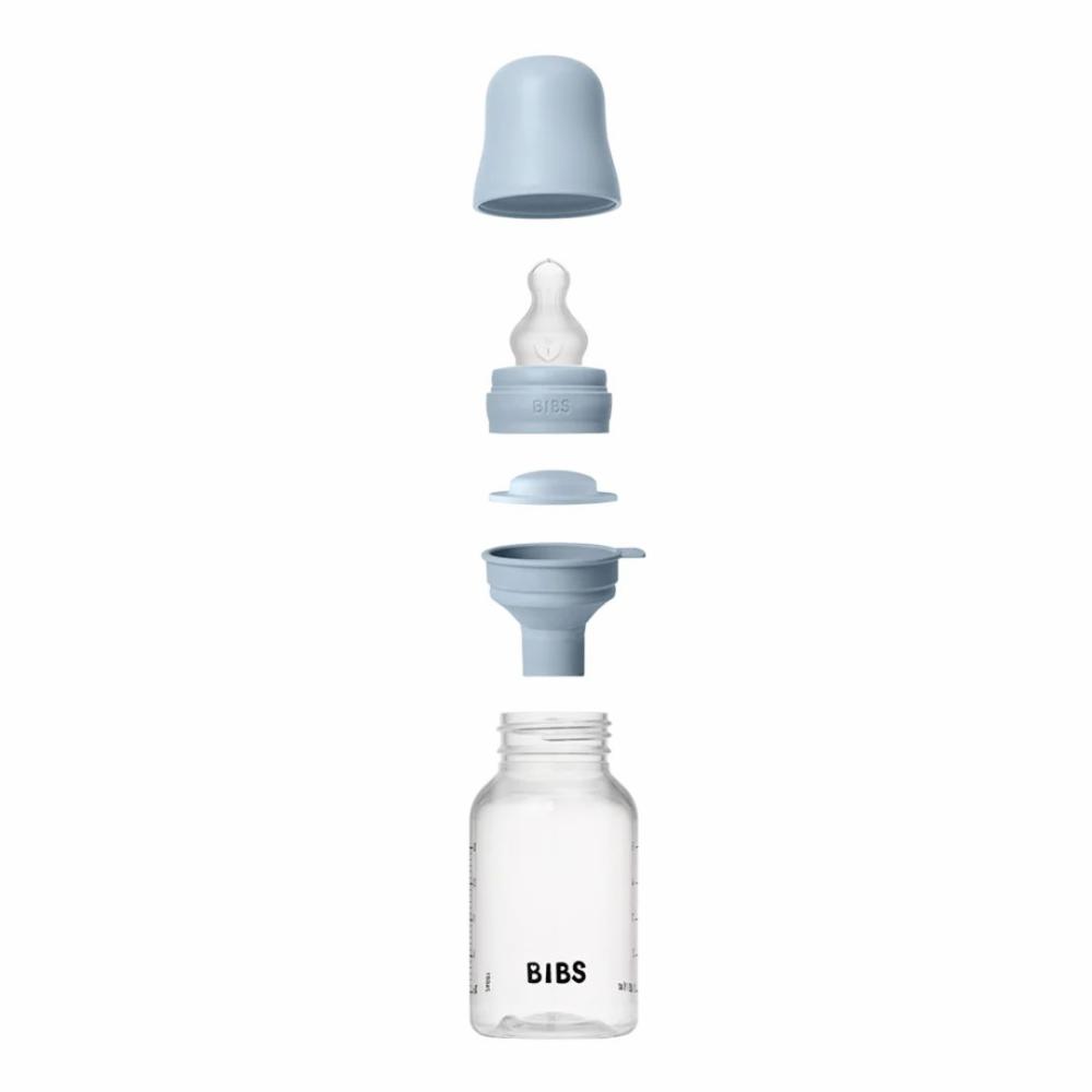 Bibs Tuttipullo silikoni tutilla 150ml - Baby Blue