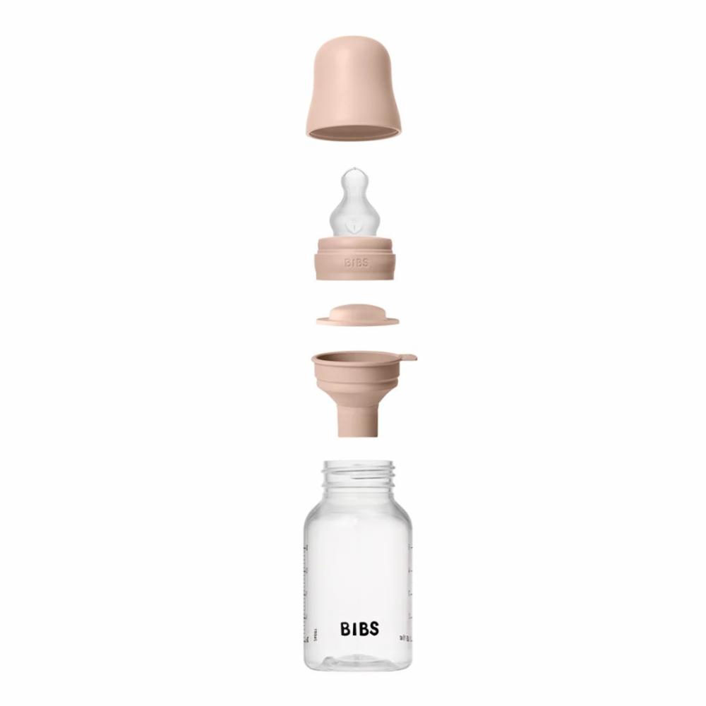 Bibs Tuttipullo Silikoni tutilla 150ml - Blush