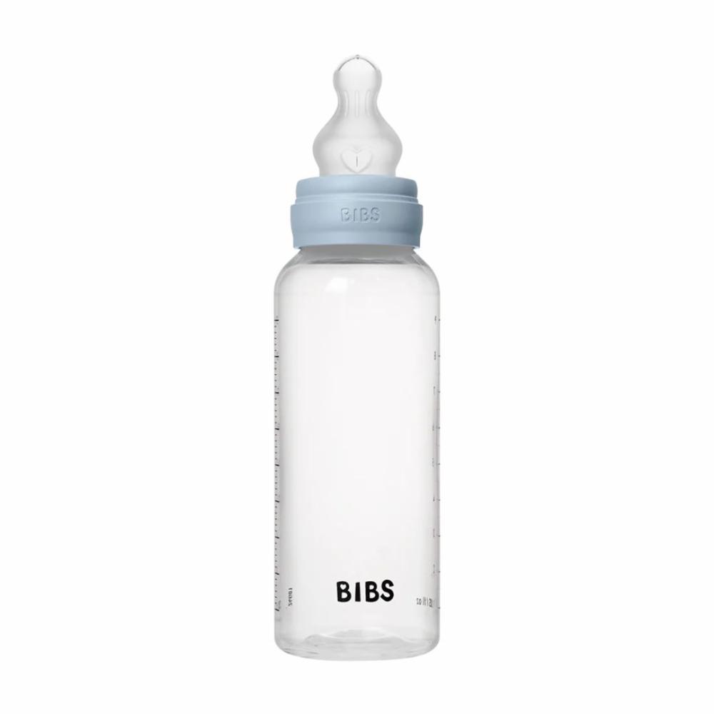 Bibs Baby Bottle Silicone 270ml - Baby Blue