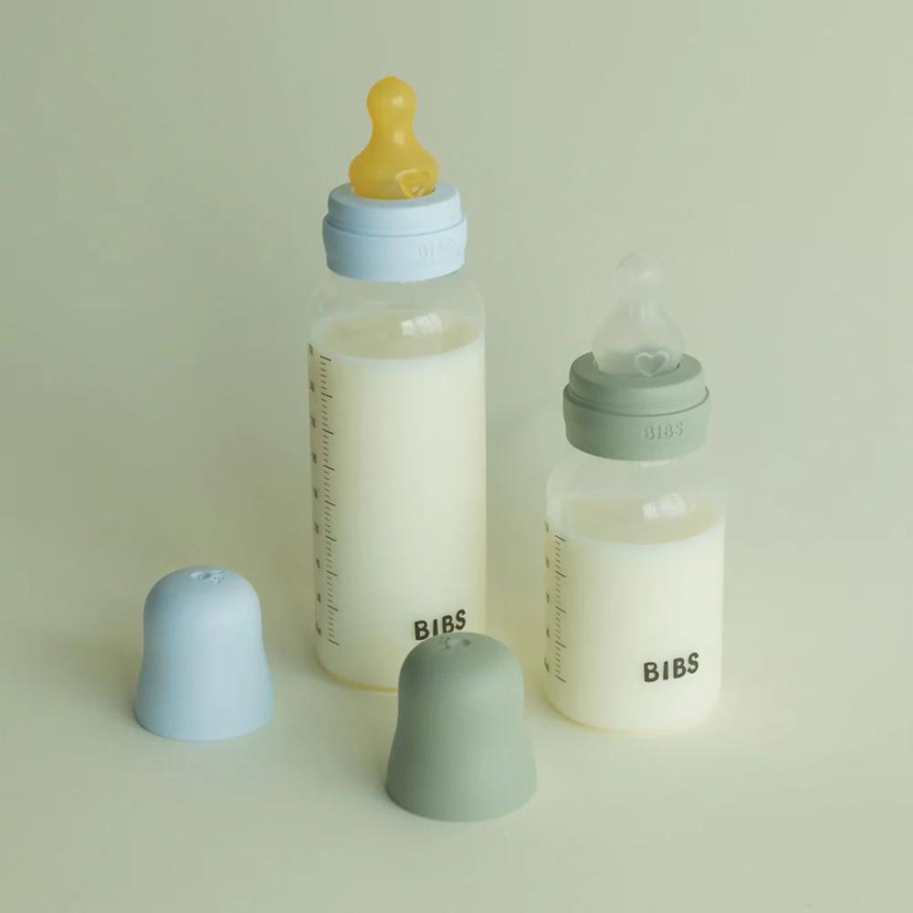Bibs Baby Bottle Silicone 270ml - Sage