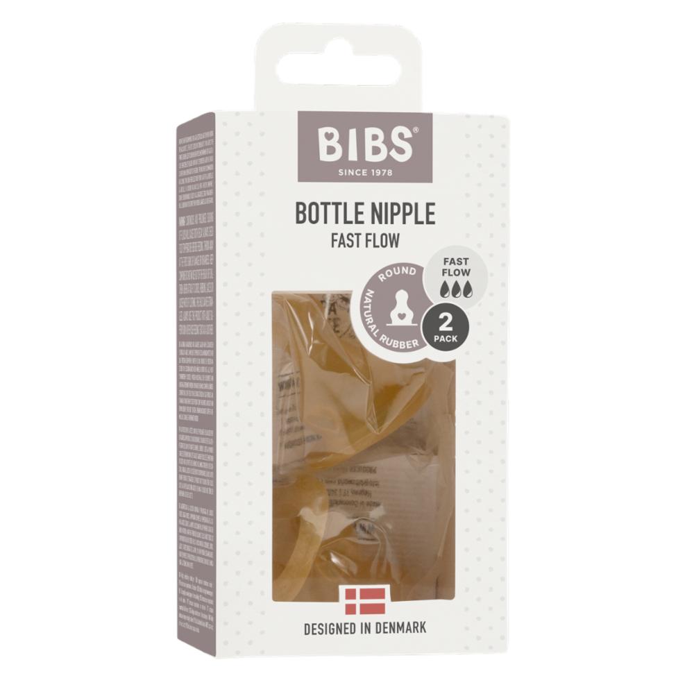 Bibs Bottle Nipple 2pc Fast flow