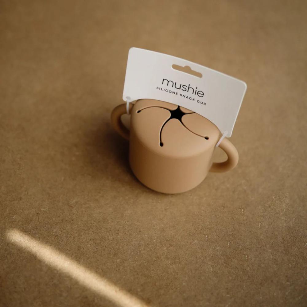 Mushie Silikoninen Välipalakuppi - Natural
