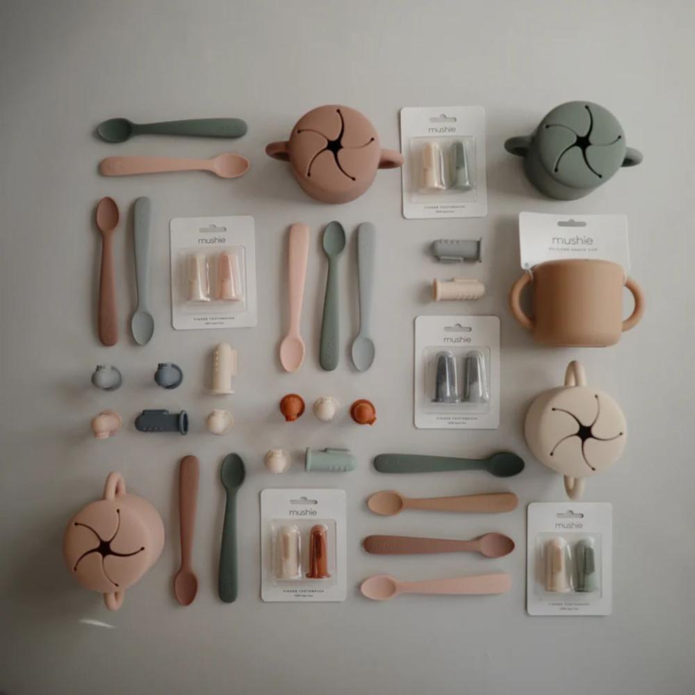 Mushie Silikoninen Välipalakuppi - Natural