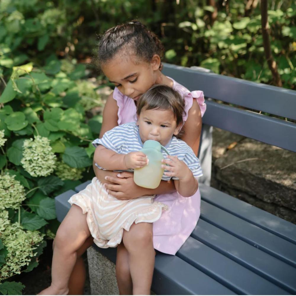 Mushie Silikoninen Sosepussi 2kpl - Cambridge blue