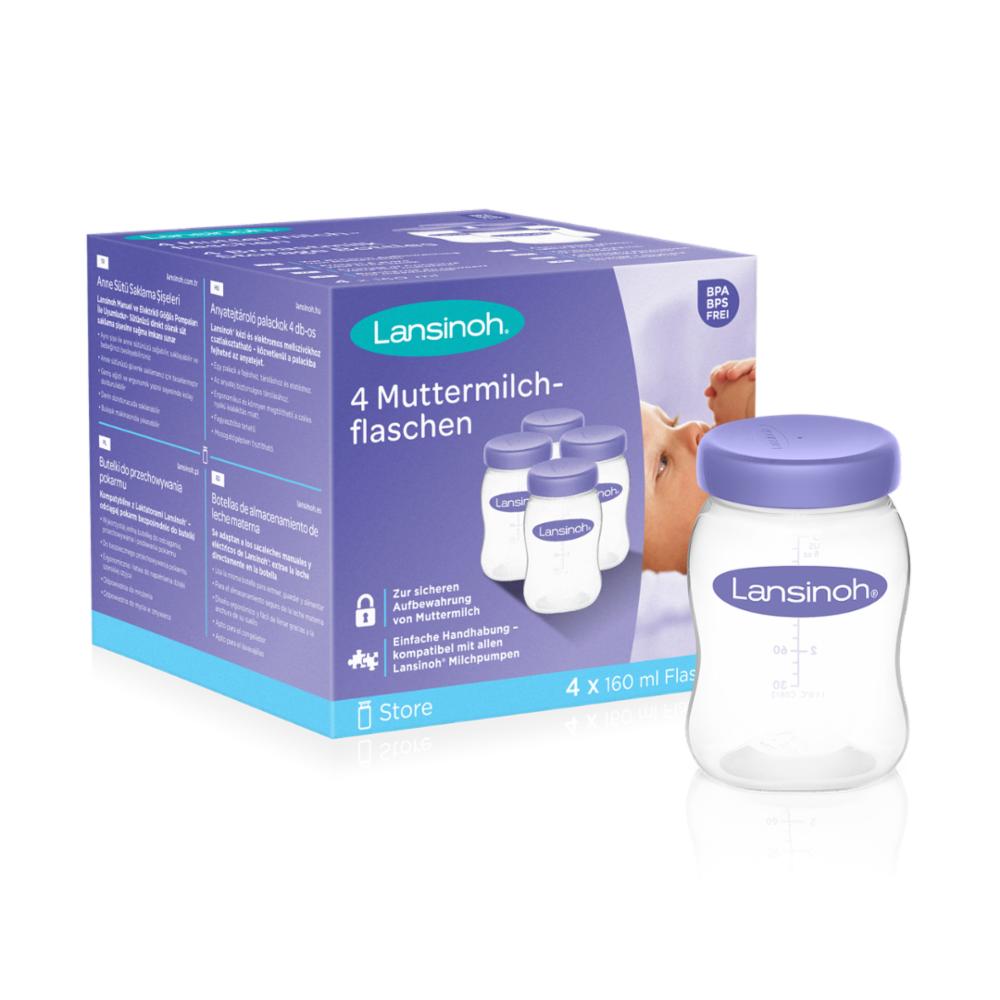 Lansinoh Breastmilk Storage Bottles 4 pcs