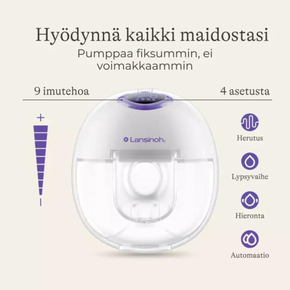 Lansinoh Rintapumppu Wearable double