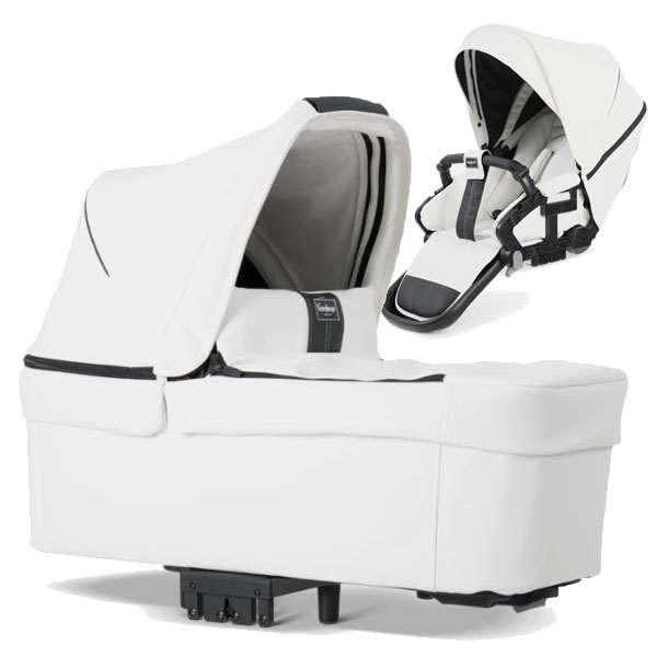 Emmaljunga NXT White Leatherette väri