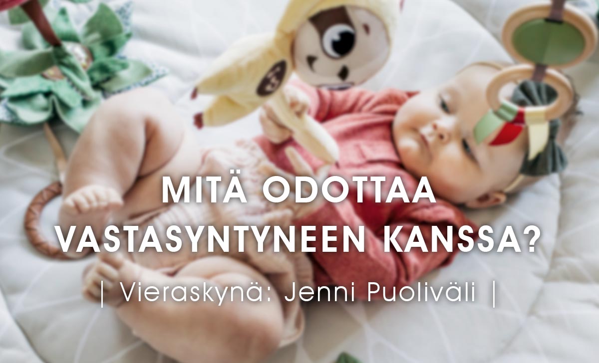 Mitä odottaa vastasyntyneen kanssa -Lastentarvike vieraskynä