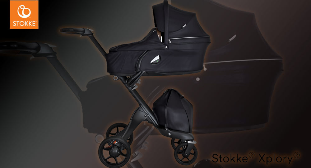 Stokke Xlpory on veikeä ja moderni lastenratas, jonka vaunukopan ja istuimen korkeutta voi säätää.