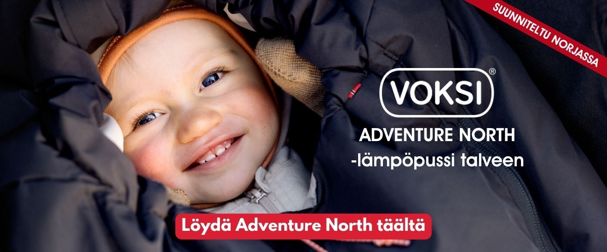 Muhkean pehmeä Voksi Adventure North -lämpöpussi on suunniteltu pohjolan talveen. Löydä Norjalaisen Voksin uusin lämpöpussi täältä.