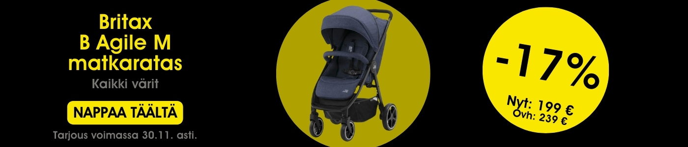 Nappaa Black Month Britax B Agile M rattaat ale täältä.