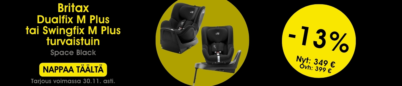 Nappaa Black Month Britax Dualfix M Plus tai Spinfix M Plus turvaistuin ale täältä.