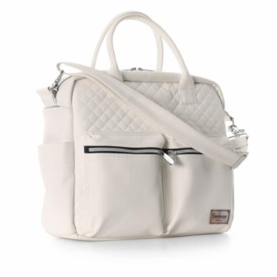 Emmaljunga Hoitolaukku De Luxe - Sand Beige Leatherette
