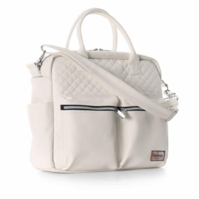 Emmaljunga Hoitolaukku De Luxe - Sand Beige Leatherette