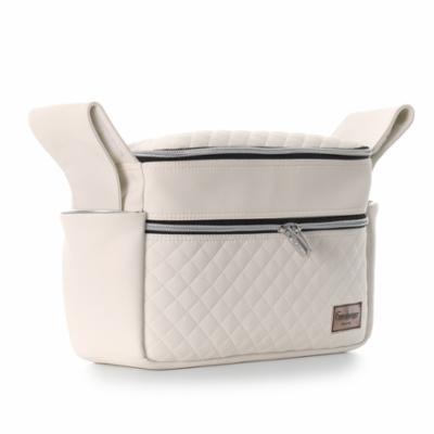 Emmaljunga Organiser De Luxe - Sand Beige Leatherette