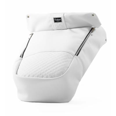 Emmaljunga NXT Jalkapeite De Luxe Ergo - Polar White leatherette