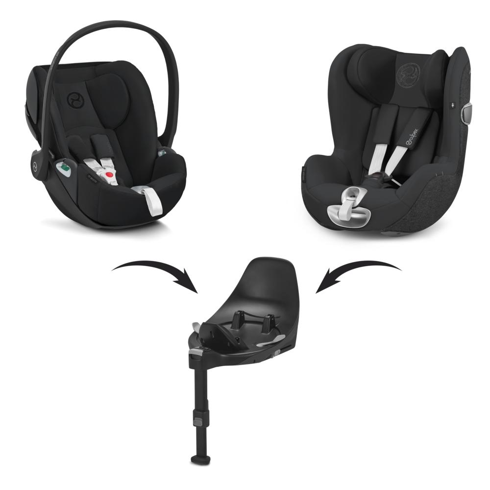 Cybex Base Z2 Black - Isofix Jalusta