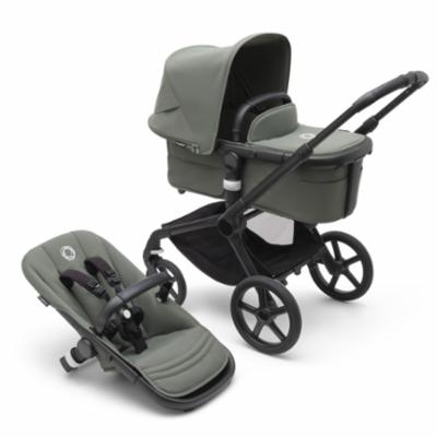 Bugaboo Fox 5 Complete yhdistelmävaunu - Black/Forest Green