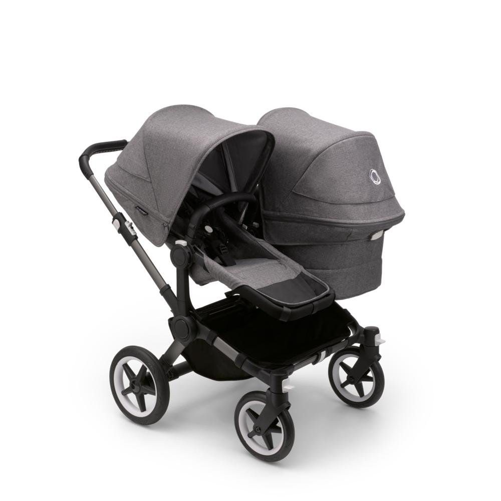 Bugaboo Donkey5 Duo -Laajennusosa, Grey Melange