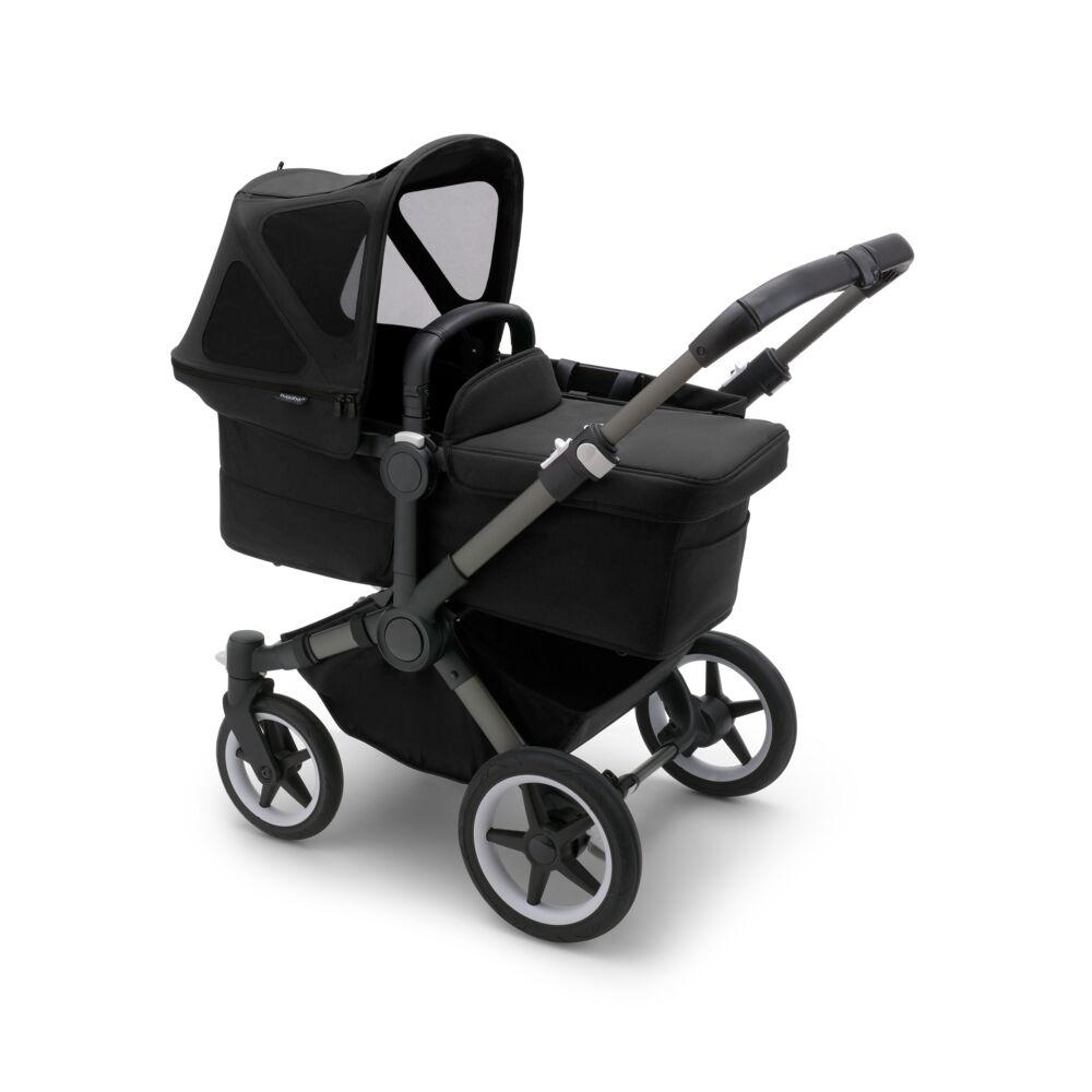 Bugaboo Donkey Breezy Sun Canopy, Midnight Black