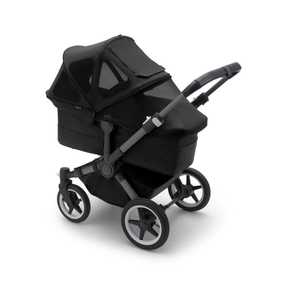 Bugaboo Donkey Breezy Sun Canopy, Midnight Black