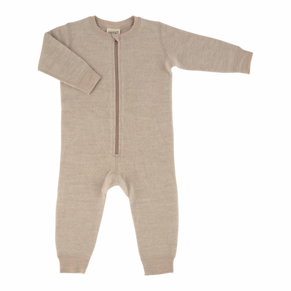 Voksi Double Fleece Haalari - Melange Sand - koko 50-56