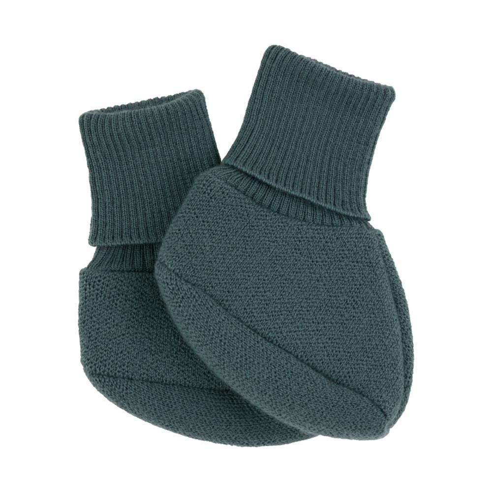 Voksi Double Knit Tossut Merinovilla - Sea Green - koko 12-18m