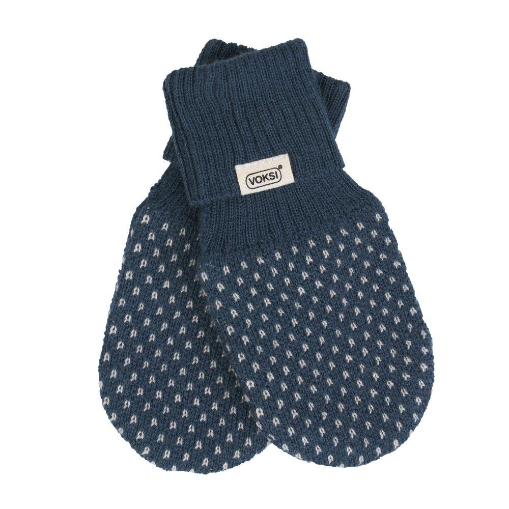 Voksi Double Knit Tossut Merinovilla - Blue - koko 0-6m