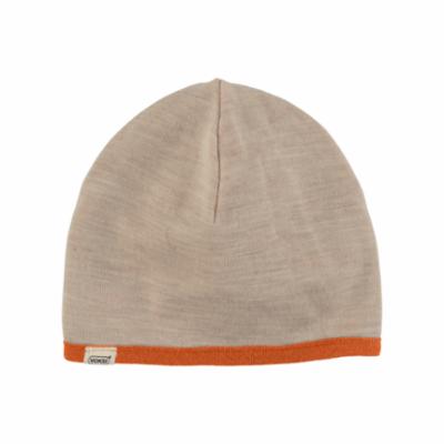 Voksi Double Knit Pipo Merinovilla - Melange Sand - koko 54