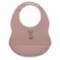Nattou Silikoni Ruokalappu - Dusty pink