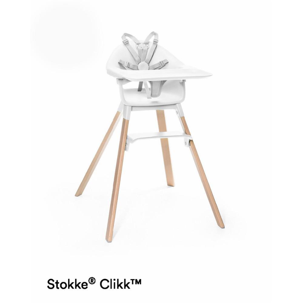 Syöttötuoli Stokke Clikk, Valkoinen