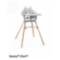 Syöttötuoli Stokke Clikk, Grey